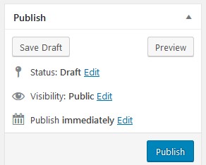Publish button